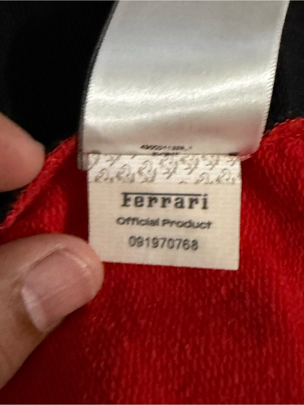 Men’s Puma x Scuderia Ferrari Big Shield Hoodie Red/Black Size XXL - Picture 7 of 7